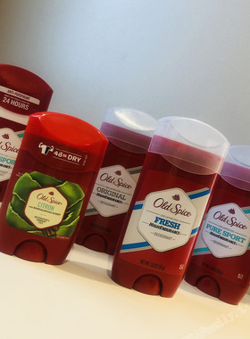 2个包邮 Old Spice 老帆船男士止汗去体味固体香水原味清醒运动