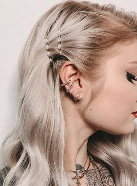 新品 Invisibobble女盘发夹波浪发夹边夹发卡一字夹刘海夹百搭