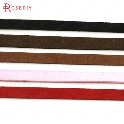 DIY配件 8-10MM 宽方皮绳 韩国绒 麂皮绳 手链绳 手工线材 18219