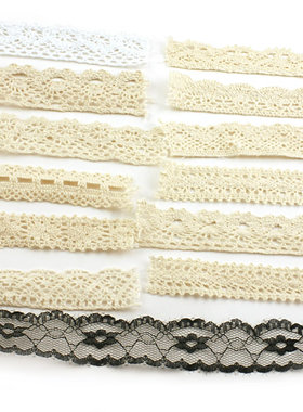 DIY材料 手工配件 服装辅料 20-28MM 纯棉 涤纶 蕾丝花边 26423