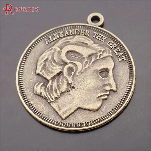 DIY Ретро Сплав Сплав Королева Странная подвеска Древняя монета королева Аватар Воин Рыцарь Аватар 19924
