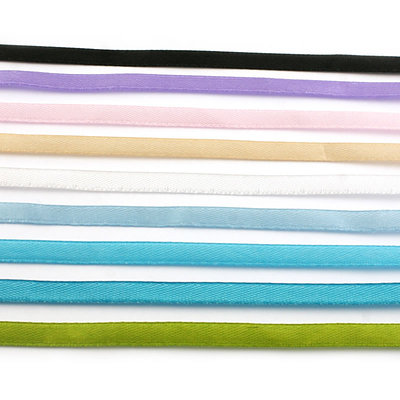 DIY饰品配件 6MM 缎带手工DIY线材蝴蝶结织带线带配件 22米17102