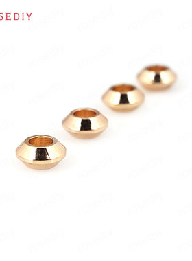 Diy饰品手工材料 铜镀真金 项链手链发饰头饰配件飞蹀珠隔珠30930