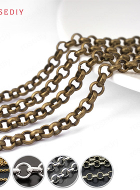 Diy饰品链条项链手链耳环发饰头饰铜链流苏链圆形链圆圈链15900