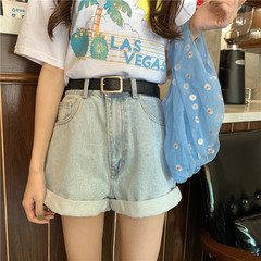 Real shot real price skinny denim shorts