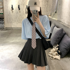 Real price tie short sleeve T-shirt