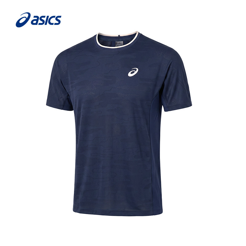 Asics亚瑟士网球服男26美网新款运动圆领短袖T恤快干透气2041A419