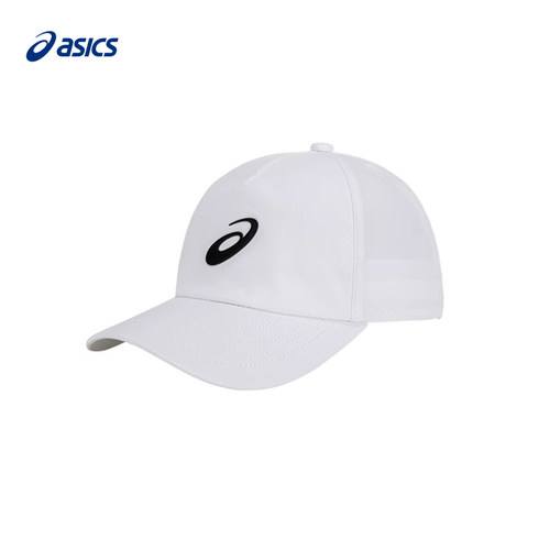 Asics亚瑟士网球帽夏季有顶运动帽遮阳鸭舌男女防晒帽子3043A116