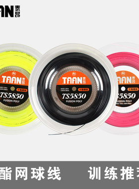 TAAN泰昂网球线网球拍线大盘线进攻聚酯线硬线200M 1.25mm 5100