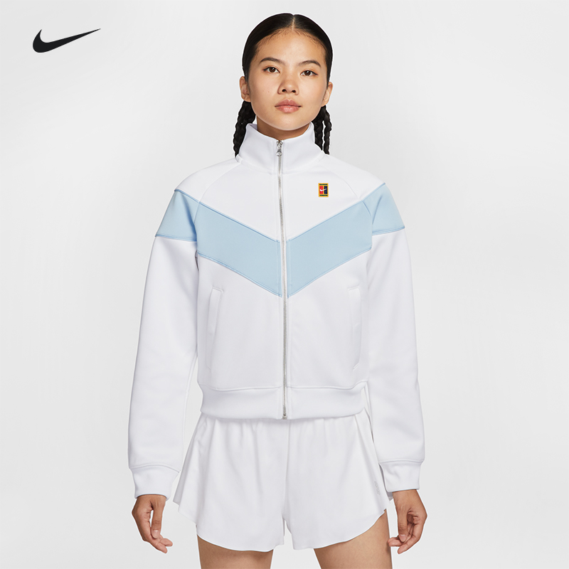 Nike耐克女子网球服25秋季郑钦文同款运动服外套梭织夹克IO0486