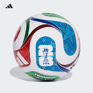 Adidas阿迪达斯2026世界杯足球比赛训练用球5号热粘合足球JD8030