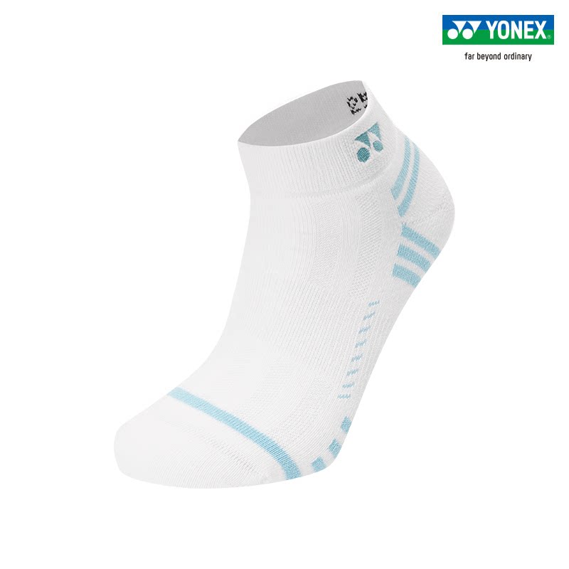 YONEX尤尼克斯羽毛球袜yy男款加厚毛巾底低筒运动袜1452125BCR