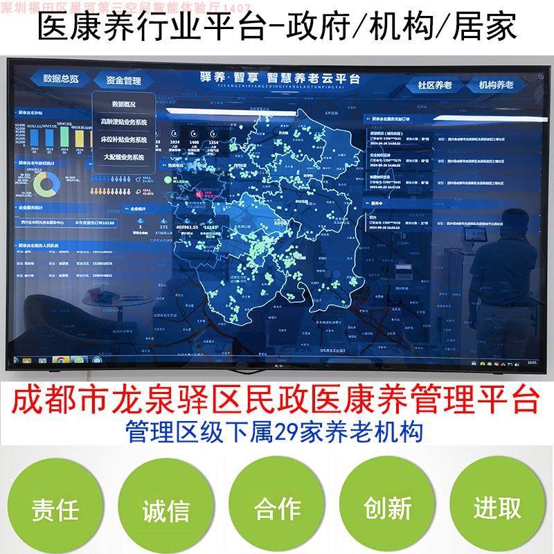 成都龙泉驿区医政医养管理平台