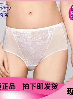 专柜新拼接蕾丝性感中腰三角裤女士舒适包臀裤E300823