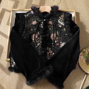 忆南栀苏州2025新款旗袍马甲套装冬款加绒加厚日常可穿过冬新中式