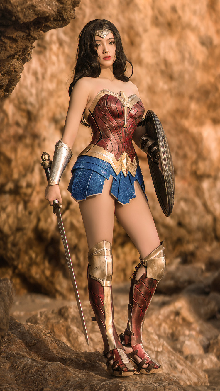dc 正义联盟 神奇女侠 电影 女神 戴安娜 cosplay 套装