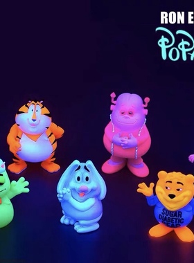 现货CEREAL KILLERS  RonEnglish 麦片杀手荧光版限量潮玩公仔