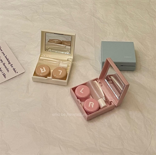 细腻软糯色隐形眼镜盒