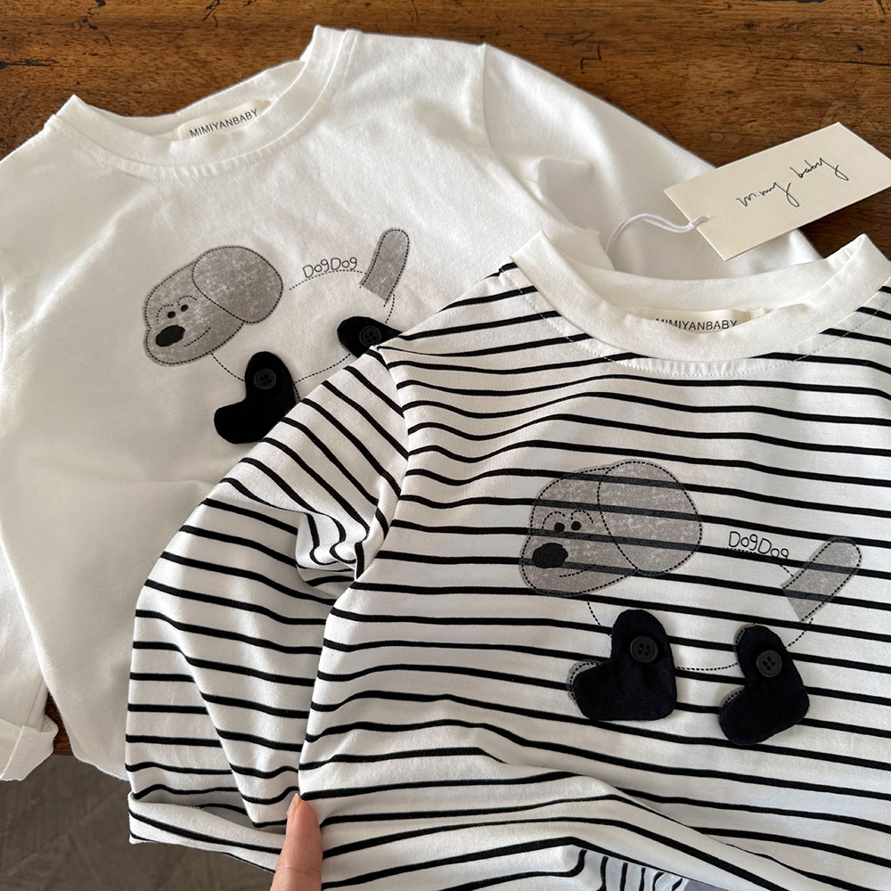 不二妈卡通T恤秋季长袖可爱纯棉