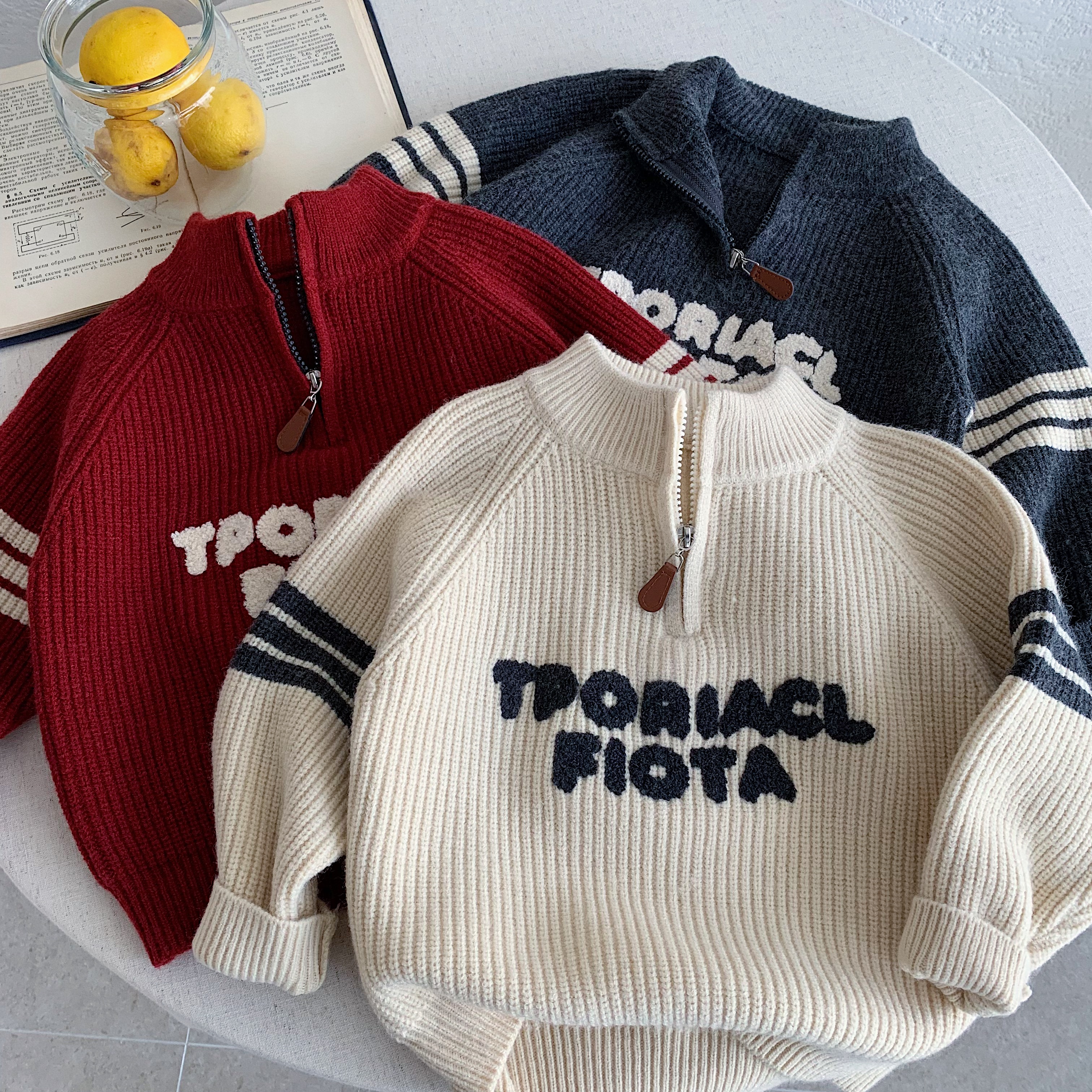 不二妈加厚打底毛衣冬季一体针织