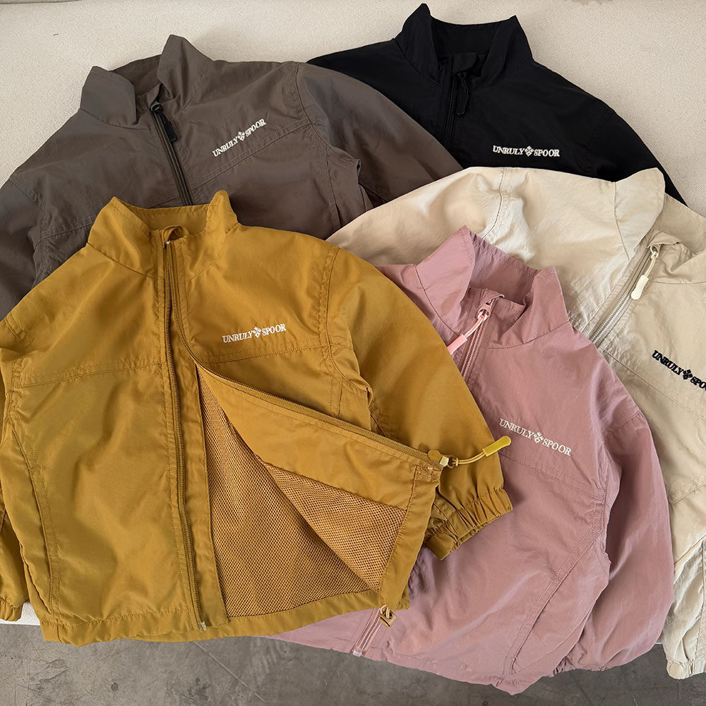 儿童亲子装外套韩版2026春秋款男童字母开衫宝宝母子装夹克女洋气