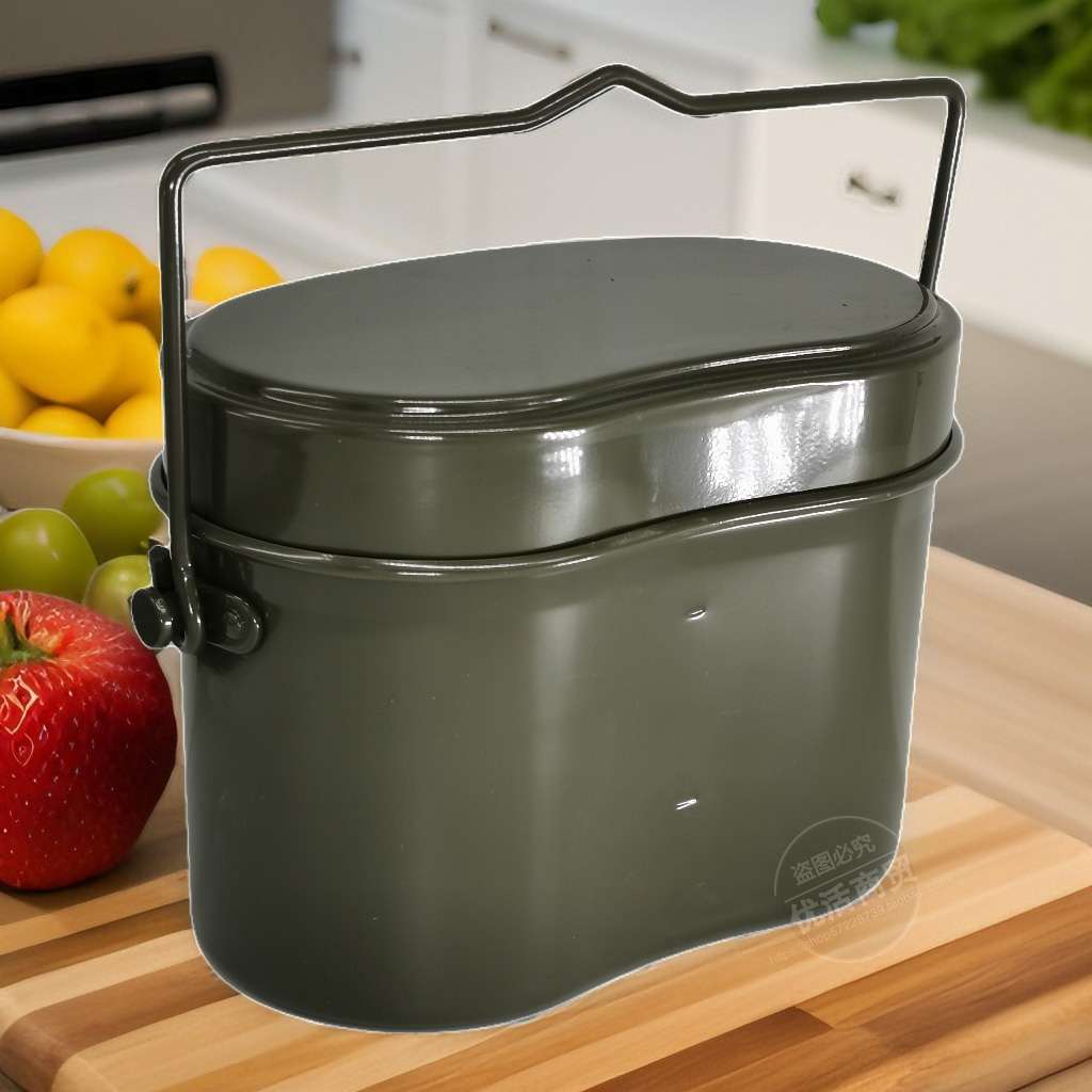 户外野营军迷腰形二战老式饭盒