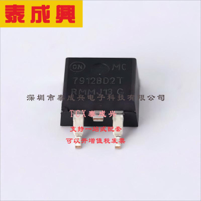 MC7912BD2TR4G ON(安森美) 线性稳压器(LDO) 固定 35V 1A 12V D2P