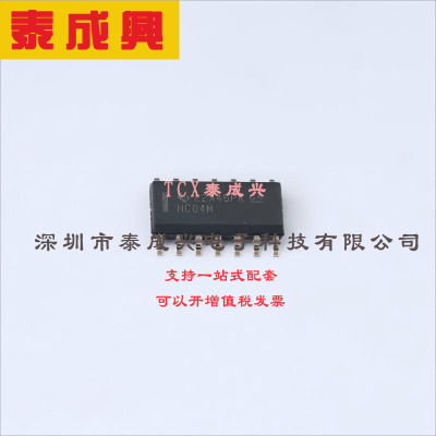 CD74HC04M96 TI(德州仪器) 反相器-IC-6-通道-14-SOIC