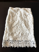 白菜价回馈 P38 尾巴 夏天 棉质全蕾丝包臀半身裙 尾DAN