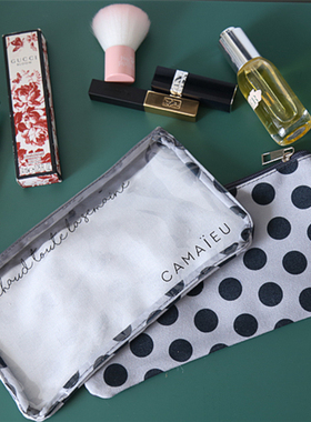 C11 出口DAN 白菜价回馈 波点透明化妆包 收纳包