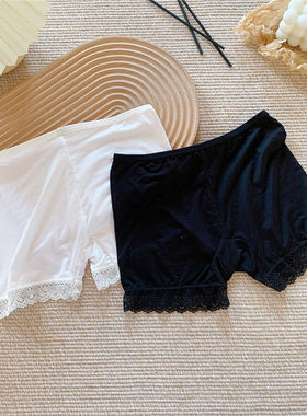 H62 超值小物 夏季BI入 大弹力 蕾丝边防走光打底裤 安全裤