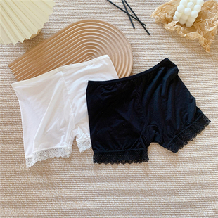 BI入 夏季 大弹力 蕾丝边防走光打底裤 H62 安全裤 超值小物