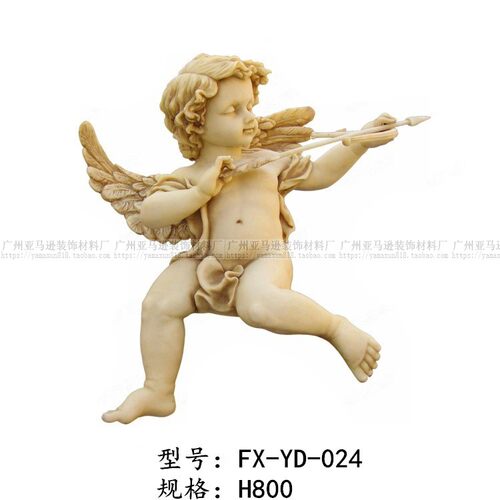 天使YD024 砂岩浮雕 欧式雕塑 园林景观 玻璃钢雕塑 人造石雕塑