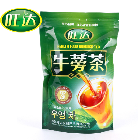徐州旺达 直立袋包装 千叶牛蒡茶正品 自封袋 优选牛蒡根 包邮