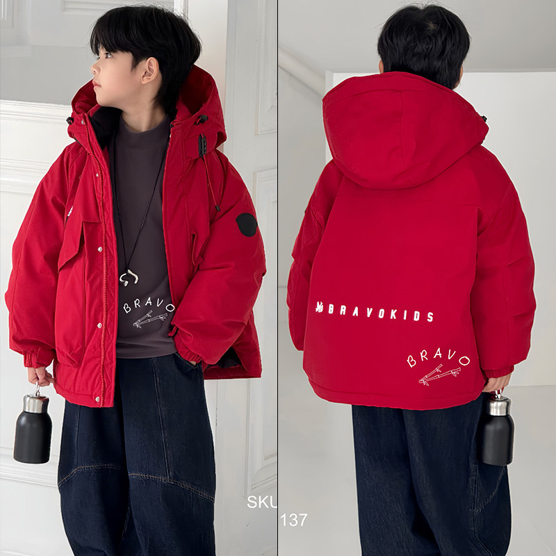 布芮欧童装2025冬季男女童工装羽绒服中大童白鸭绒加厚外套18137,童装/婴儿装/亲子装,羽绒服,淘宝优惠券,粉丝福利购,淘宝优惠卷