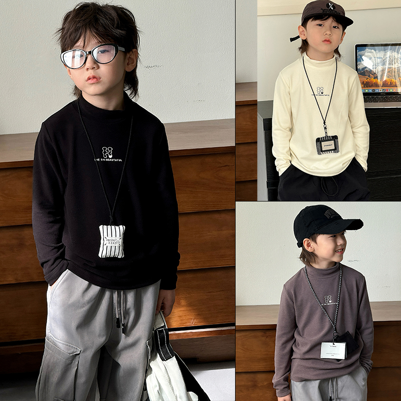 大E小e男女童长袖T恤打底衫内衣