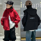 休闲冲锋衣男女童连帽外套风衣夹克潮9701 新款 童乐鱼童装 2025秋季