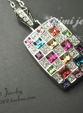 镀金珠宝ins奥地利水晶短款项链