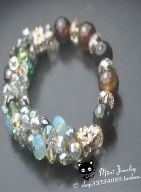 高级大牌珠宝品质奥地利水晶手链