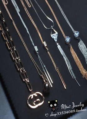 ins高级微镶工艺复古孤品毛衣链