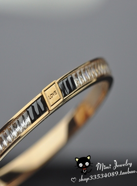 钛钢复古vintage时尚ins抖音手镯