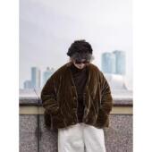 羽绒服 25冬款 常规丝光感复古做旧加厚白鸭绒短款 28709