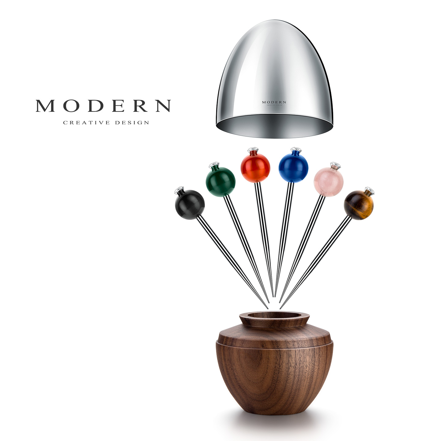 摩登MODERN原创轻奢珠宝水果签