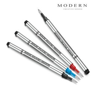 摩登MODERN原装签字笔芯中性水性笔芯五支装550M亚标笔芯0.7mm