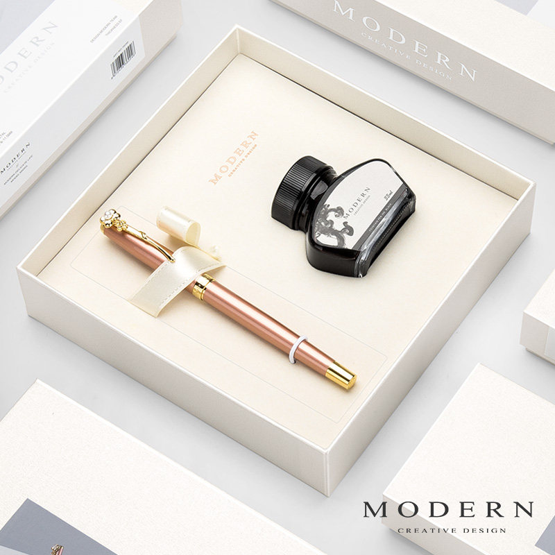 摩登MODERN钢笔商务办公女士礼盒装生日礼物刻字礼品学生书写签