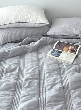 韩国进口被子夏凉被亲肤空调被柔软舒适枕套卧室居家女可机洗