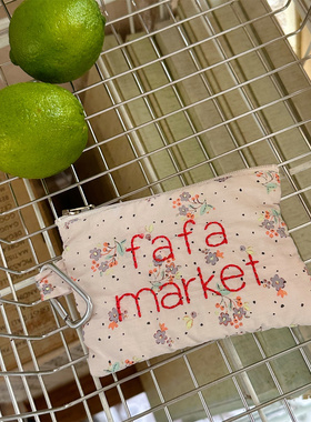 韩国进口零钱包自制ins刺绣女包零钱袋百搭通用便携收纳小布袋子