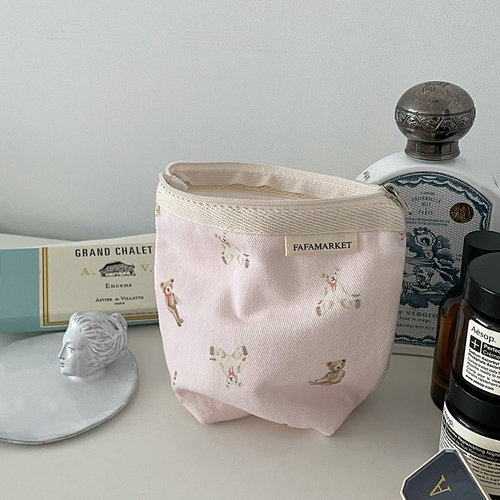 韩国进口收纳包零钱袋小熊印花