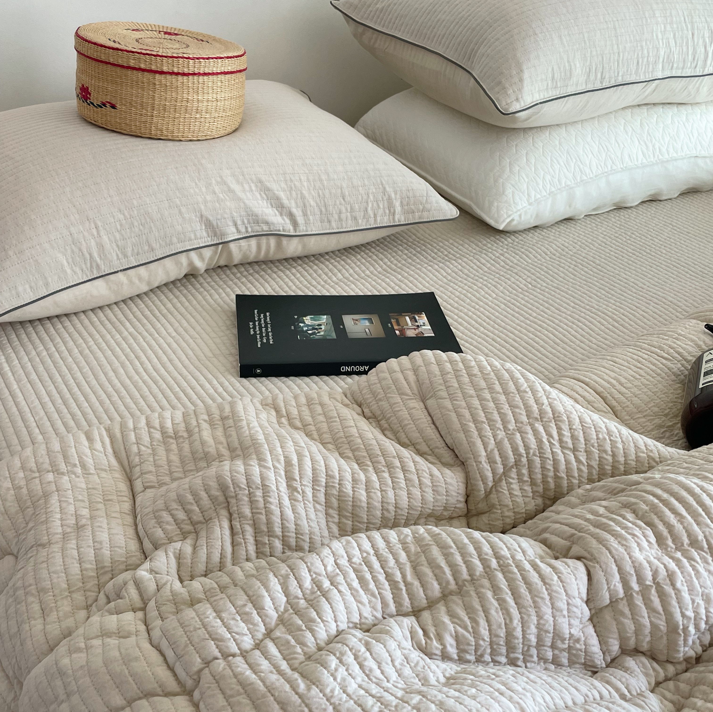 韩国进口床单冬季被子舒服简约