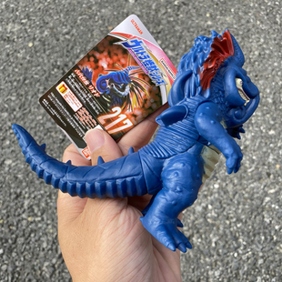 万代亚克亚刻奥特曼怪兽软胶人偶217古代怪兽里奥多 里污土长鼻子